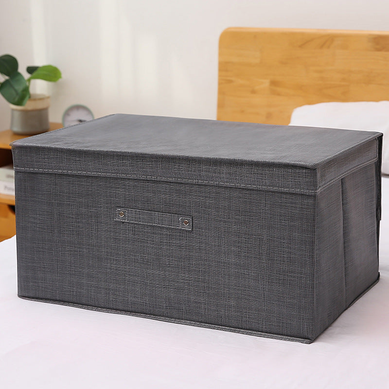 Grey 24L foldable fabric storage box