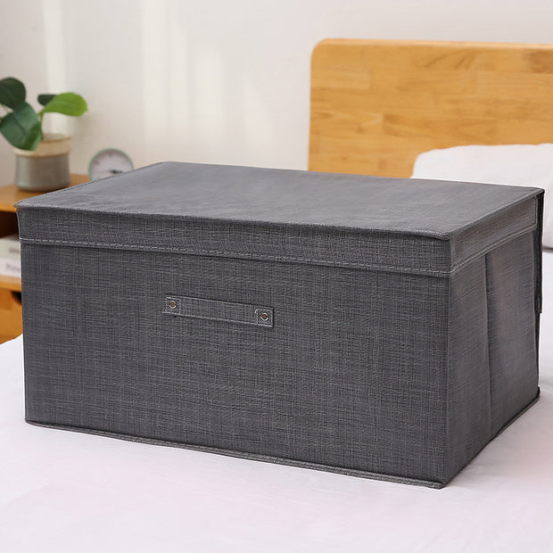 24L Foldable Fabric Storage Box — Grey