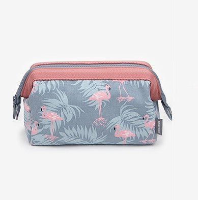 Compact Travel Toiletry Pouch in sky blue