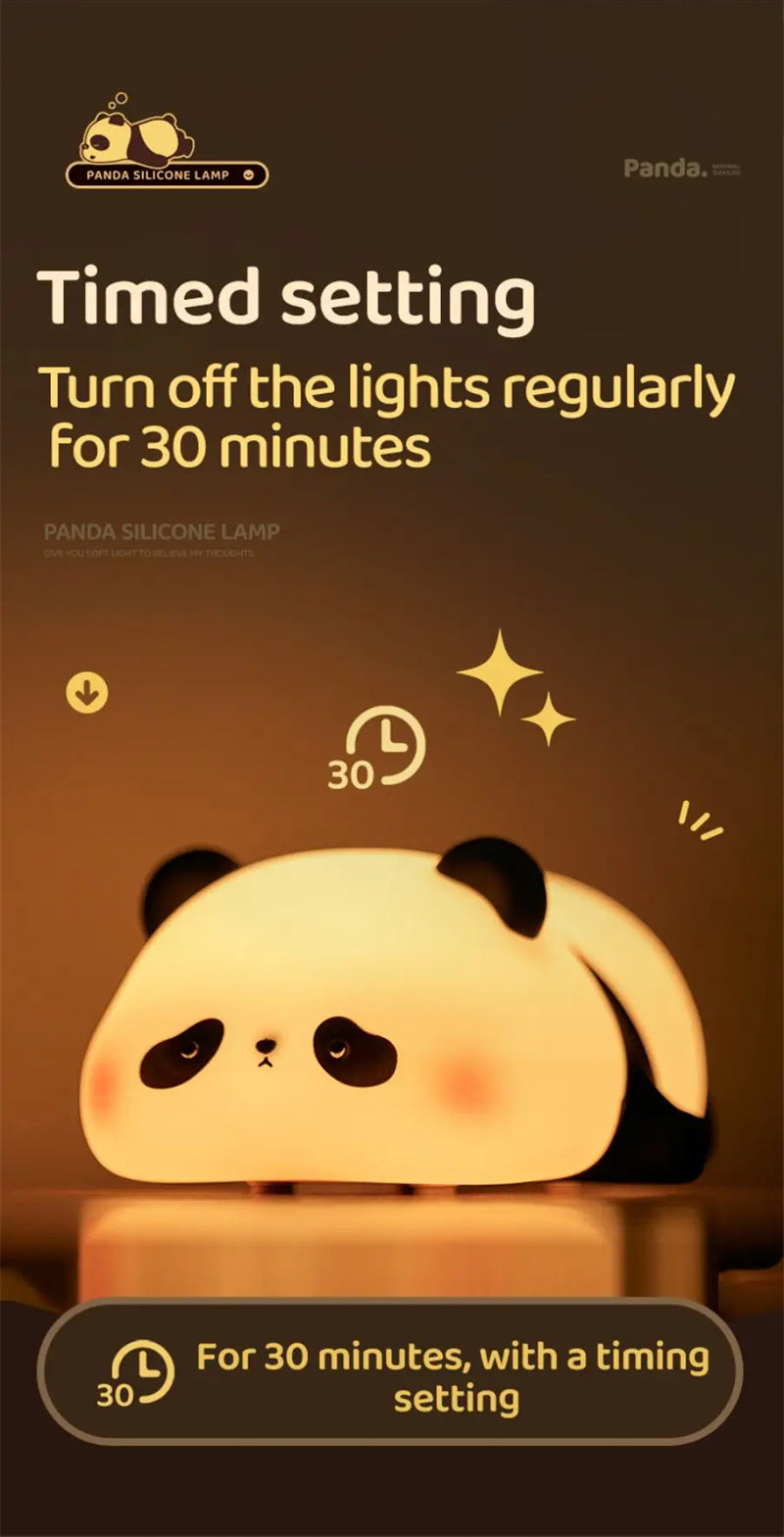 Panda night light 30 minute timer