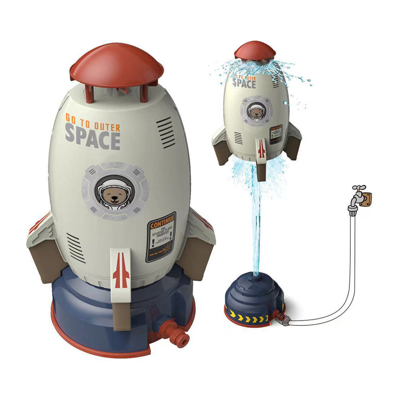 White water-powered rocket sprinkler