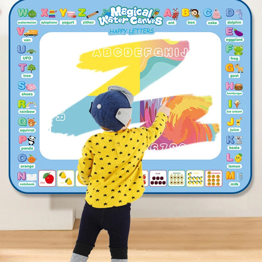 Magic Water Doodle Mat – 100 × 80 cm Reusable Drawing Set