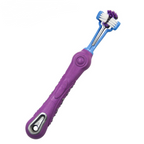 Three-sided pet toothbrush hero image