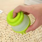 Soft silicone pet shampoo brush bristles