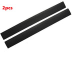 Black silicone stove gap cover two-pack