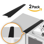 Stove gap cover fitted between cooktop and counter