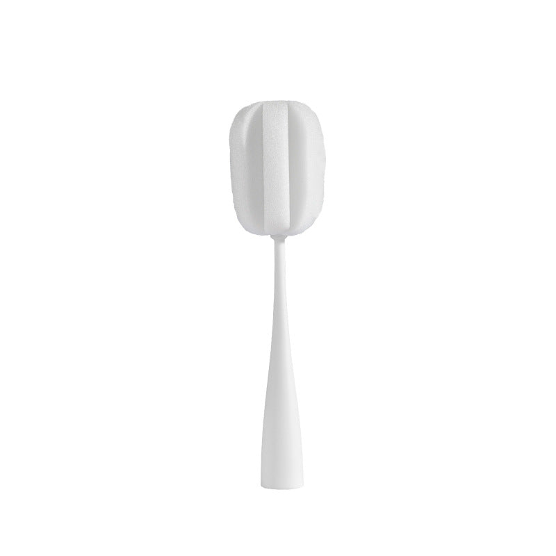 White standing sponge cup brush