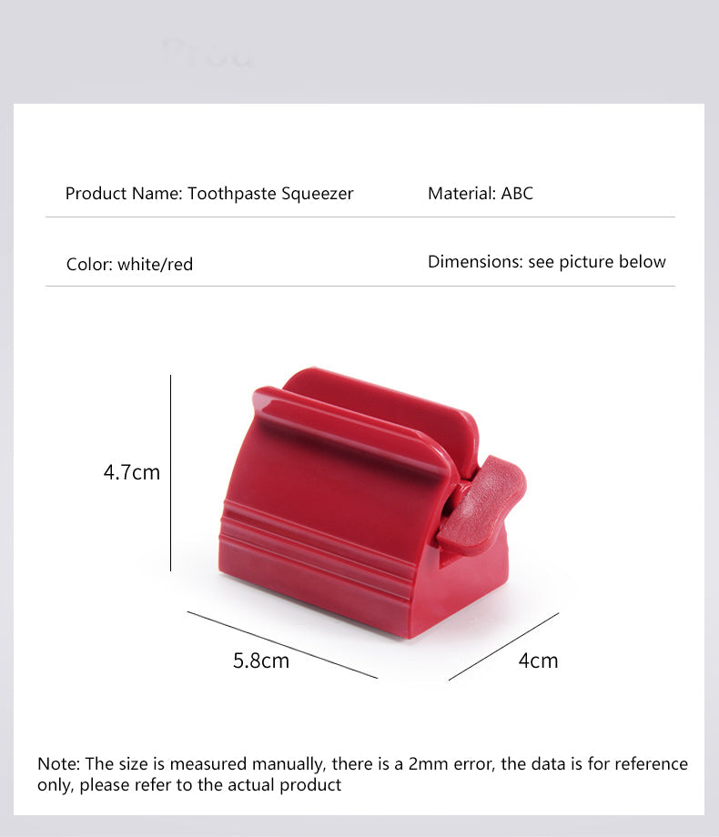 Toothpaste tube squeezer feature detail